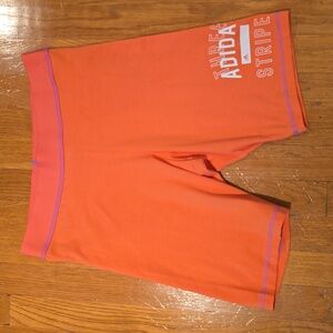 ADIDAS BRAND SIGNATURE WOMEN'S PEACH COLOR BIKE SHORTS SIZE MEDIUM